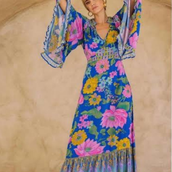 Rare Nine Lives Bazaar Celeste maxi dress - Picture 2 of 7